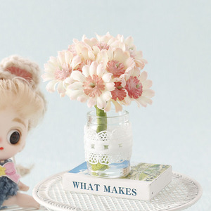 Miniature alimentaire miniature, plante en pot de chrysanthème, mini modèle en pot de verre, échelle 1:12, pour maison de poupée Ob11, DIY - Product Image 4
