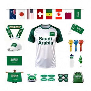 Coupe Sportive 2026 Canada Mexique États-Unis Football Arabie Saoudite Fans Logo Personnalisé Imprimé Sublimé Respirant Séchage Rapide Écologique - Product Image 2
