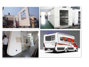 Panneaux composites sandwich isolés par bâtiment modulaire coupant la machine de routeur <span class=keywords><strong>CNC</strong></span> - Product Image 6