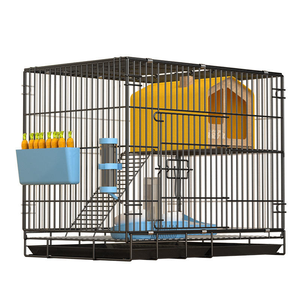 Otomatik Dışkı Temizleme Özellikli Büyük Kapalı Tavşan ve Gine Domuzu Kafesi, Kuşlar İçin Pastoral Altın Hamster Yuvası Malzemeleri - Product Image 3