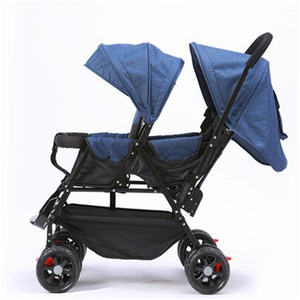 Poussettes jumelles pliables pratiques de voyage à <span class=keywords><strong>deux</strong></span> <span class=keywords><strong>places</strong></span> de vente de luxe de haute qualité pour enfants avec poussettes couvertes - Product Image 3