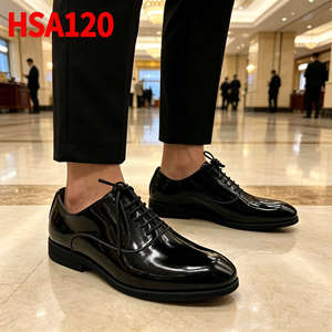 ZYF, <span class=keywords><strong>Zapatos</strong></span> <span class=keywords><strong>de</strong></span> Cuero para Hombre con Diseño <span class=keywords><strong>de</strong></span> Doble Articulación para Personal Gubernamental, <span class=keywords><strong>Zapatos</strong></span> <span class=keywords><strong>de</strong></span> Uniforme Hua Singh con Punta Redonda <span class=keywords><strong>de</strong></span> Cuero Patentado, HSA029 - Product Image 6