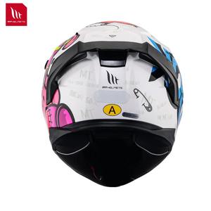 หมวกกันน็อค MTHELMETS รุ่น Unisex Spanish MT Racing สำหรับรถจักรยานยนต์ แบบเต็มใบ  วัสดุ ABS  พร้อมกระจกสองชั้นแบบเงา  ระบบปลดเร็ว  พร้อมสปอยเลอร์ขนาดใหญ่ - Product Image 2