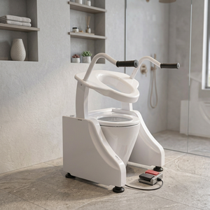 Sollevatore Elettrico per WC, Struttura Ammortizzante per Anziani e Disabili - Product Image 1
