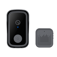 Sonnette de porte visuelle sans fil avec écran 4,3 pouces, interphone audio bidirectionnel, stockage local, installation facile - aucun câblage nécessaire