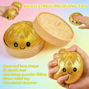 Boîte mystère de boules anti-stress à rebond lent et scintillantes, 10 couleurs aléatoires, jouet sensoriel créatif, cadeau de bureau - Product Image 3
