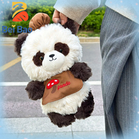 EN STOCK Nouveau Peluche de 8 pouces pour machine à griffes, Peluche d'animal en peluche souple, Panda Chef brodé