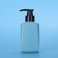 Bouteille vide carrée en plastique écologique de 160 ml de qualité supérieure avec pompe à mousse, impression sérigraphique pour shampoing, savon, lavage des mains