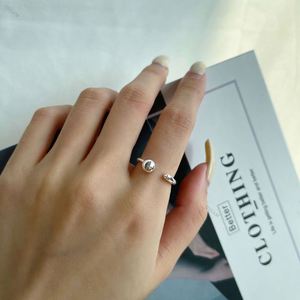 Dylam Balls Knuckle Stacking <b>Rings</b> for Women Teen Girls S925 <b>Sterling</b> <b>Silver</b> Statement <b>Adjustable</b> Open <b>Rings</b> Minimalist <b>Rings</b> - Product Image 5