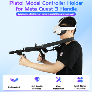 Accessoire FICEP pour Quest 3/3s Magnetic VR Gun Rifle Grip & Stock Controller Holder Fabriqué en plastique durable - Product Image 2