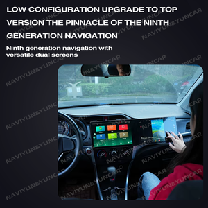 23.8 inch Màn hình kép Carplay đài phát thanh stereo GPS NAVI 8-core Android ô tô đa phương tiện Player RGB chức năng Car DVD Player - Product Image 3