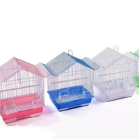 Cage pliable en fil de fer pour perroquets, canaris et petits animaux
