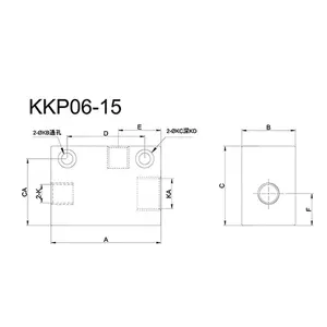 KKP-06/08/10/15/20 soupape d'échappement rapide soupape pneumatique en alliage d'aluminium à filetage femelle