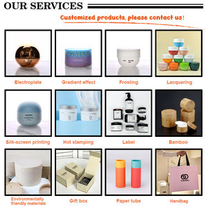 Tarro de Crema Cosmética Vacío de Cobre Liso con Serigrafía de Logotipo en Color Personalizado, con Tapa de Rosca de Plástico PP - Product Image 4