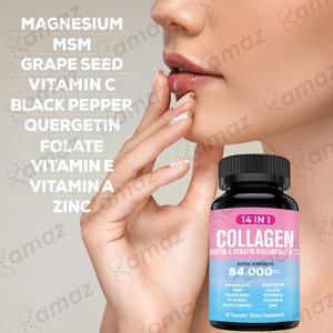 Capsules de <span class=keywords><strong>collagène</strong></span> de haute qualité Amaz OEM 14 en 1 avec biotine, complément pour cheveux, peau et ongles, capsules de <span class=keywords><strong>collagène</strong></span> et biotine, <span class=keywords><strong>beauté</strong></span> - Product Image 4