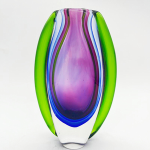 <span class=keywords><strong>Vase</strong></span> moderne de style européen fait à la main en <span class=keywords><strong>verre</strong></span> de couleur Murano Design pour la décoration intérieure pour mariage, noël, hôtels et restaurants - Product Image 1