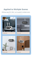 Diffuseur d'arômes pour la maison, rechargeable par USB, sans eau, diffuseur d'air, rafraîchisseur d'air, parfum, nébuliseur ultrasonique, diffuseur portable pour la maison