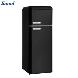 ตู้เย็นสองประตู ดีไซน์วินเทจ ตู้แช่แข็งแบบเรโทร สำหรับใช้ในบ้าน - Product Image 4