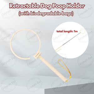 Recogedor de Excrementos de Perro Retráctil con Mango Largo, Recogedor de Excrementos de Mascotas Plegable con Manos Libres y Bolsas - Product Image 2