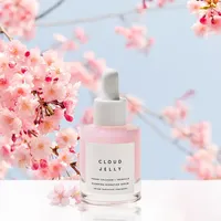 Ensemble de soins de la peau Nettoyant doux pour le visage Sérum hydratant Tonique Crème hydratante Gelée de nuage rose Ensemble de soins hydratants pour la peau repulpants