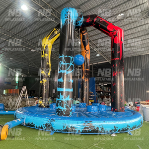 NBINFLATABLE Custom Outdoor Playground Party Jumping Castle Adult Races <b>Inflatable</b> Wrecking Ball Games Commercial <b>Inflatable</b> Out - Product Image 5