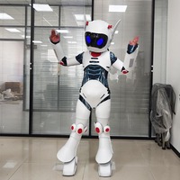 Costume de robot LED grandeur nature pour femme - Tenue de performance d'Halloween pour adulte - Vêtement pour événements formels et spectacles