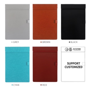 Tùy chỉnh A4 da bền clipboard thư mục chi phí-hiệu quả cuộc họp phác thảo tập tin Hội Đồng Quản trị và Bảng menu cho nộp hồ sơ sản phẩm - Product Image 2