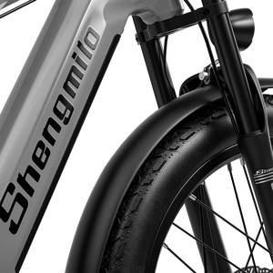 Bicicleta Eléctrica Shengmilo S600 de Montaña para Adultos, con Marco de Aluminio de 26 Pulgadas, Motor Dual, Batería de Litio de 48V - Product Image 6