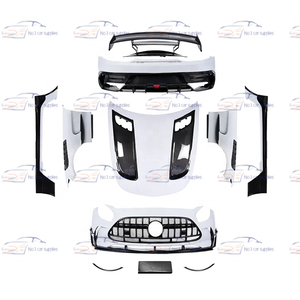 Usine directement vente fibre de carbone FRP moteur capot voiture pare-chocs becquet série noire BS large Bodykit pour BENZ AMG GT <span class=keywords><strong>GTC</strong></span> GTS - Product Image 6