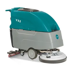 Fully automatic battery type floor cleaning machine scrubbing and drying clean equipment factory industrial sweeper