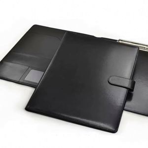 Portafolio Multifuncional de Cuero A4 con Carpeta, Bloc de Notas y Espacio para Firmar Contratos de Trabajo, Personalizable con Logotipo - Product Image 5