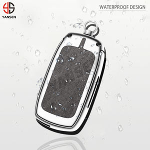 Pour VW Volkswagen Phaeton Bentley Bentayga Continental <span class=keywords><strong>GT</strong></span> Flying Spur Mulsanne, étui de protection pour clé de voiture, coque de clé, porte-clés, accessoires - Product Image 1