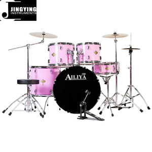 2024 Jingying Drum set di musica, prezzo all'ingrosso 6 strati acero + 3 strati di pioppo guscio adulti Drum kit - Product Image 5