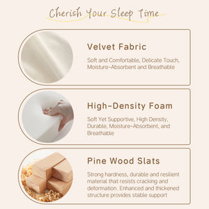 AIDI Бесплатный Образец Двойной каркас кровати с ящиками для хранения оптом высококачественные кровати с мягкой обивкой - Product Image 2