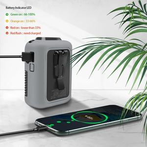 Ventilateur Socool 6000mAh Portable Sans Lame avec Clip de Cou Rechargeable Utilisation en Voiture et sur Table Ventilateur Extérieur avec Lumière - Product Image 4