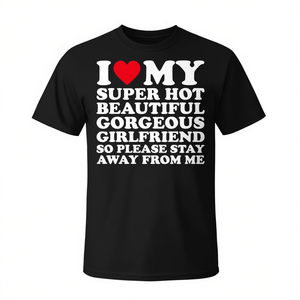 Superbe t-shirt pour petite amie, élégant et tendance, un cadeau idéal pour votre bien-aimée ! - Product Image 3