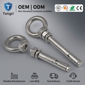 <span class=keywords><strong>Ancrage</strong></span> à œillet en acier inoxydable 304 avec manchon <span class=keywords><strong>d</strong></span>'expansion pour maçonnerie et écrou à œillet - Product Image 1