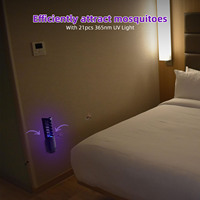 Indoor Insecten Fruitvliegjes Killers Plug In Mot Muggen Catcher Uv Led Muggenval Light Navulling Lijm Board Bug Zapper Voor Thuis