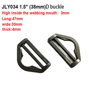 Yüksek Kaliteli Lüks Vintage Plastik Üçgen Halka Tokalar Kavisli Kayış Bağlantı Çubuğu Sürgülü D Toka Hafif Taktik Kullanım İçin - Product Image 3