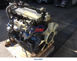 Moteur diesel d'occasion 4HJ1 4HK1 4HF1 turbocompressé refroidi par air en acier au meilleur prix - Product Image 3