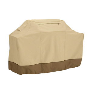 Housse de protection pour barbecue portable, facile à ranger, pour usage domestique, beige, imperméable, anti-poussière, en tissu, avec sac de rangement, en boîte - Product Image 3