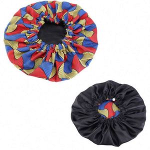 Bonnet Ankara réversible double couche en satin imprimé africain grande taille pour femme, idéal pour les voyages et la plage, mode quatre saisons - Product Image 6