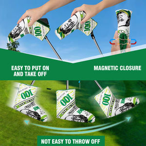 Housse de putter de golf en cuir PU sur mesure avec logo brodé - Product Image 2