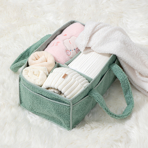 Organisateur de couches portable pour bébé, <span class=keywords><strong>panier</strong></span> de rangement pour lingettes, sac à couches pour maman - Product Image 2