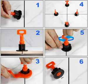 High Quality Reuseable <strong>Tile</strong> Leveling System <strong>Kit</strong> with 50pcs <strong>Tile</strong> Leveler &amp; 1 Special Wrenches - Product Image 6