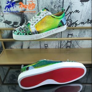 Chaussures de course et de marche élégantes et luxueuses pour hommes et femmes, de style rétro, à lacets, de haute qualité, originales, de la marque Christians Designer, Louboutins - Product Image 6