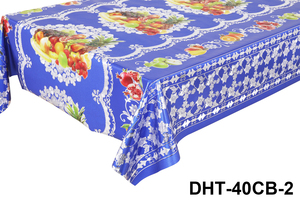 Nappe de table en velours imprimé de luxe, en cuir PVC et métal, résistante à la décoloration, imprimée haute définition, prix d'usine - Product Image 4