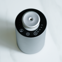 Diffuseur d'arômes pour voiture CNUS CAR ALU, sans eau, à nébulisation, avec bouton de démarrage automatique, lumière LED, machine à parfum portable, étiquette privée