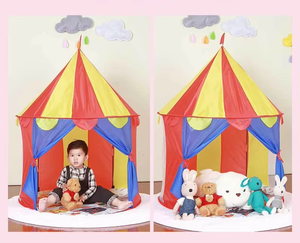 Tente tipi pop-up pour enfants et bébés - Jouet de sport en polyester, petite salle de jeux extérieure - Product Image 3