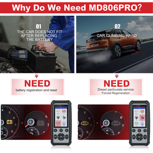 Para <span class=keywords><strong>Autel</strong></span> <span class=keywords><strong>Maxidiag</strong></span> <span class=keywords><strong>MD806</strong></span> <span class=keywords><strong>Pro</strong></span> Car OBD Ferramenta de Diagnóstico <span class=keywords><strong>Scanner</strong></span> Versão Atualização para Camry Q5 Corolla X3 Modelos Incluindo Civic M3 - Product Image 3